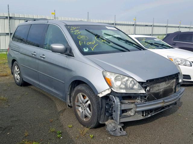 5FNRL38636B039409 - 2006 HONDA ODYSSEY EX BLUE photo 1