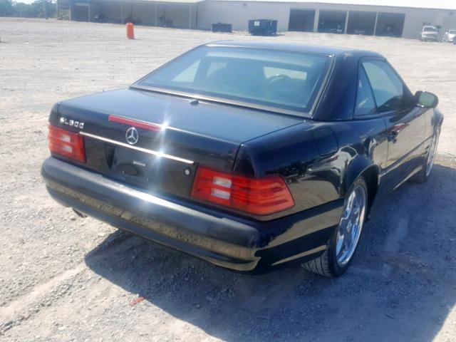 WDBFA68F91F198142 - 2001 MERCEDES-BENZ SL 500 BLACK photo 4