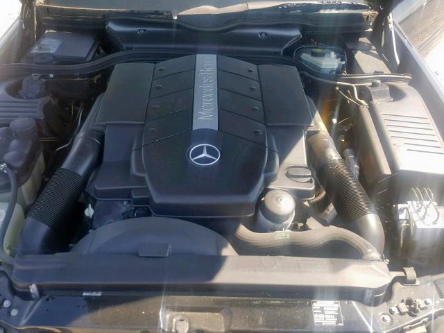 WDBFA68F91F198142 - 2001 MERCEDES-BENZ SL 500 BLACK photo 7