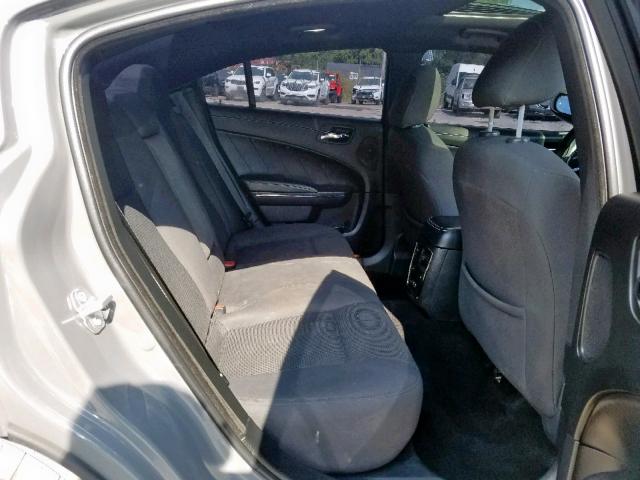 2C3CDXL93KH526243 - 2019 DODGE CHARGER SR GRAY photo 6