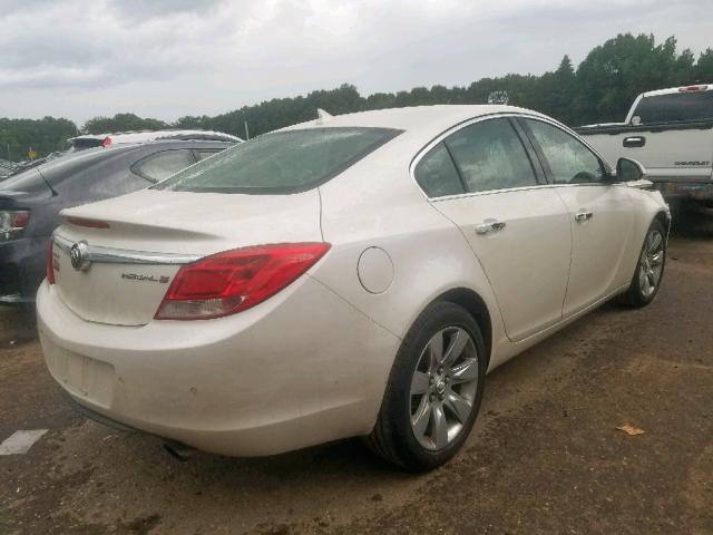 2G4GS5EVXC9200898 - 2012 BUICK REGAL PREM WHITE photo 4