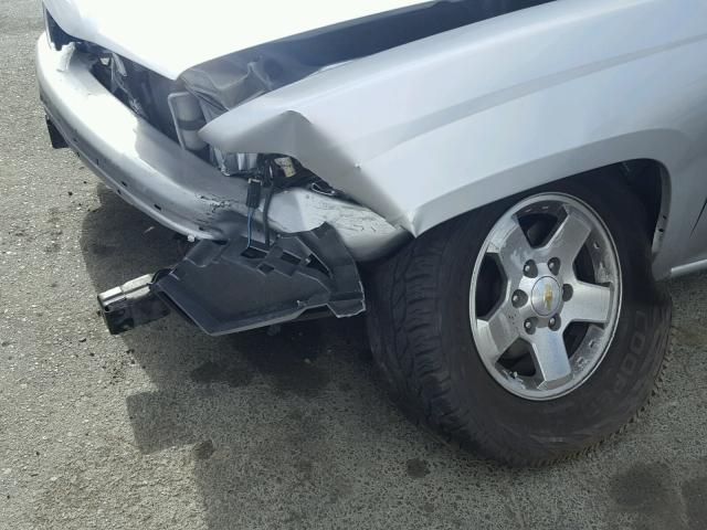 1GCESDF9XC8146103 - 2012 CHEVROLET COLORADO L SILVER photo 9