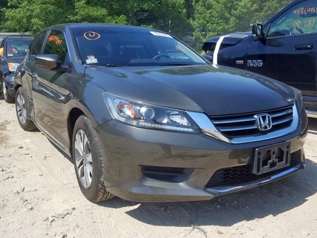 1HGCR2F37FA002560 - 2015 HONDA ACCORD LX GRAY photo 1