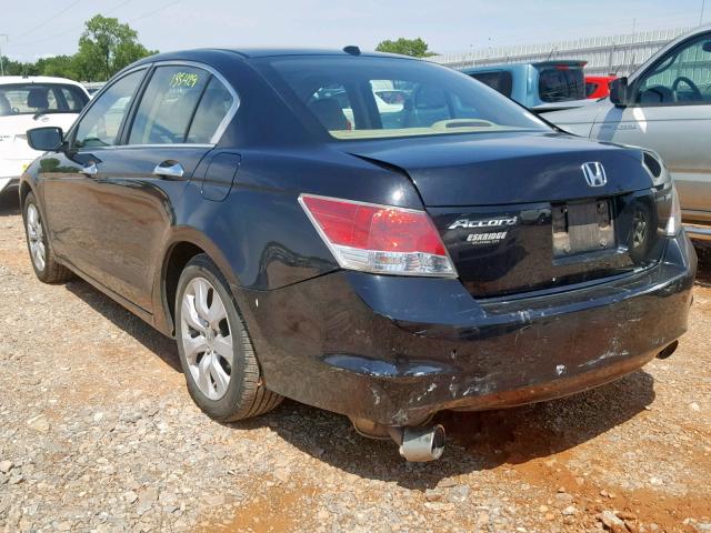 1HGCP3F89AA016072 - 2010 HONDA ACCORD EXL BLACK photo 3