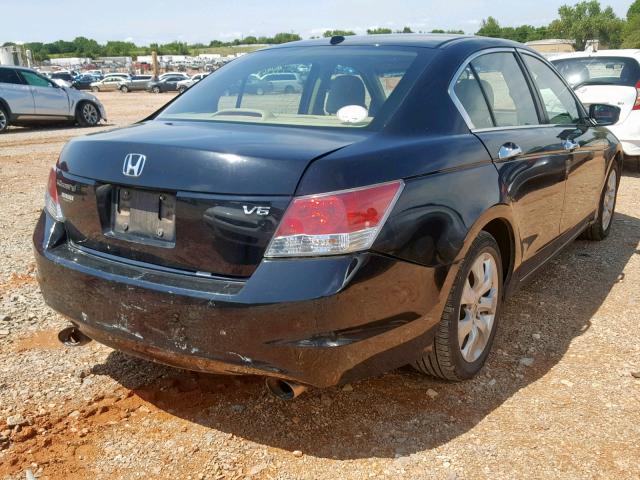 1HGCP3F89AA016072 - 2010 HONDA ACCORD EXL BLACK photo 4