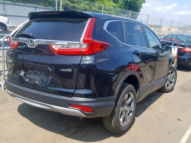 2HKRW2H88HH600808 - 2017 HONDA CR-V EXL BLACK photo 4