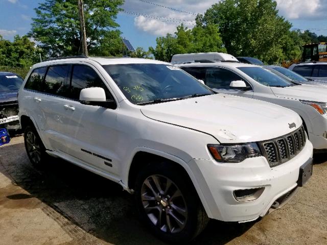 1C4RJFBG0HC663354 - 2017 JEEP GRAND CHER WHITE photo 1