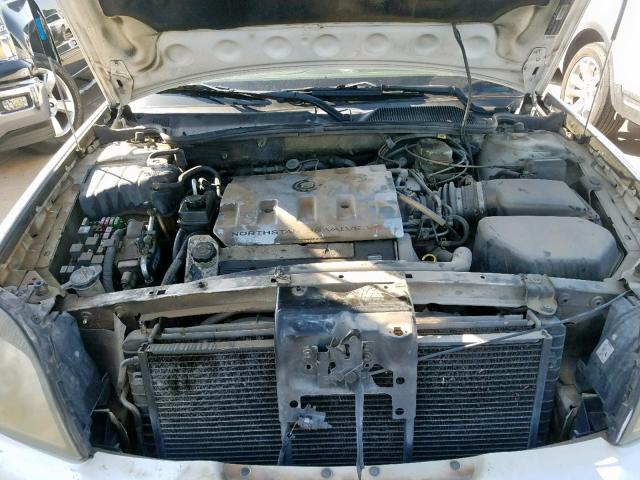 1G6KE57Y31U107124 - 2001 CADILLAC DEVILLE DH WHITE photo 7