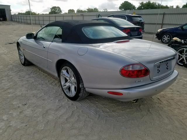 SAJDA42C632A33840 - 2003 JAGUAR XK8 SILVER photo 3