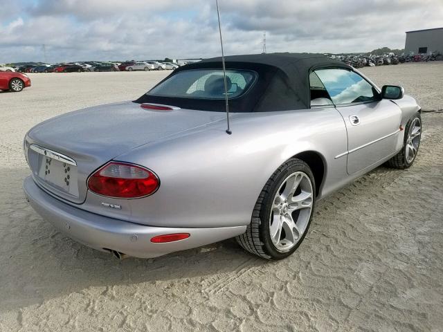 SAJDA42C632A33840 - 2003 JAGUAR XK8 SILVER photo 4