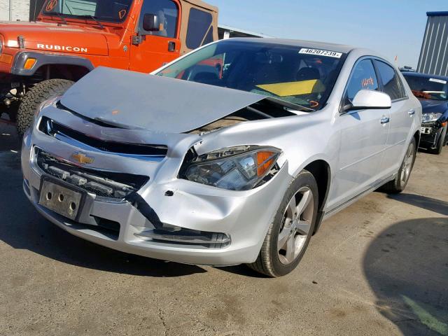 1G1ZC5E08CF304207 - 2012 CHEVROLET MALIBU 1LT SILVER photo 2
