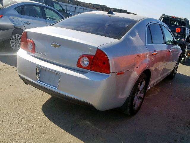1G1ZC5E08CF304207 - 2012 CHEVROLET MALIBU 1LT SILVER photo 4