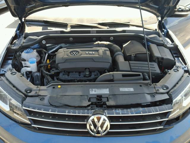 3VWL17AJ2GM384362 - 2016 VOLKSWAGEN JETTA SEL BLUE photo 7