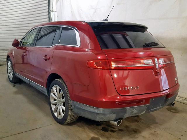 2LMHJ5AR2ABJ04614 - 2010 LINCOLN MKT RED photo 3