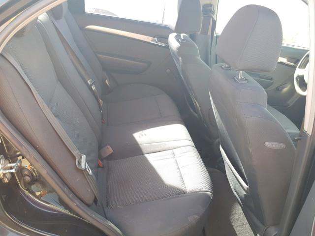 KL1TD5DE5AB070756 - 2010 CHEVROLET AVEO LS BLACK photo 6