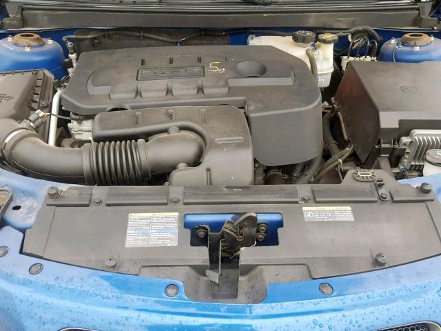 1G2ZF58B674171058 - 2007 PONTIAC G6 VALUE L BLUE photo 7