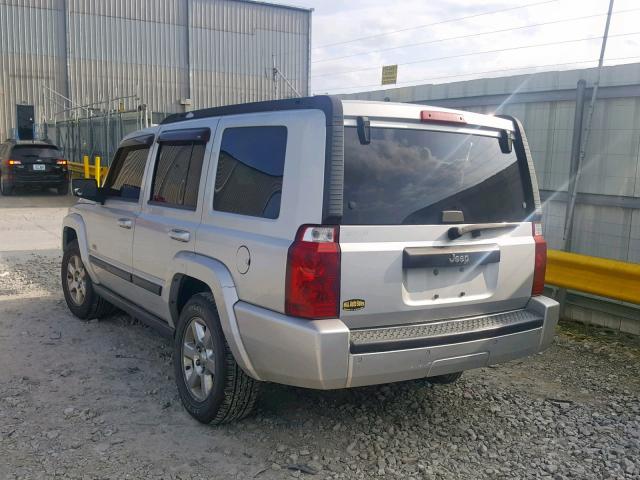 1J8HH48K07C691623 - 2007 JEEP COMMANDER ვერცხლისფერი ფოტო 3