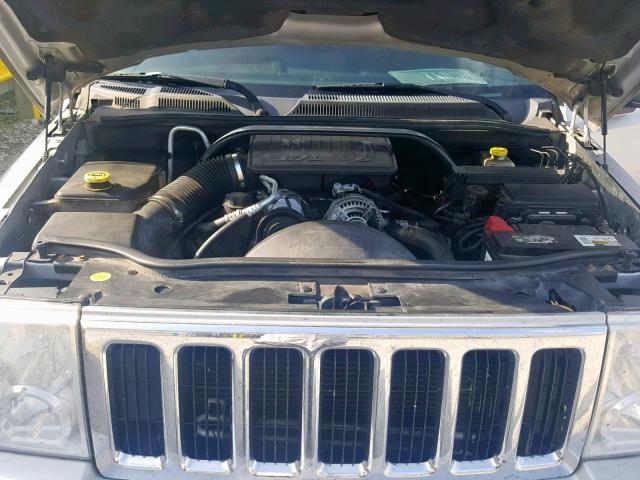 1J8HH48K07C691623 - 2007 JEEP COMMANDER ვერცხლისფერი ფოტო 7