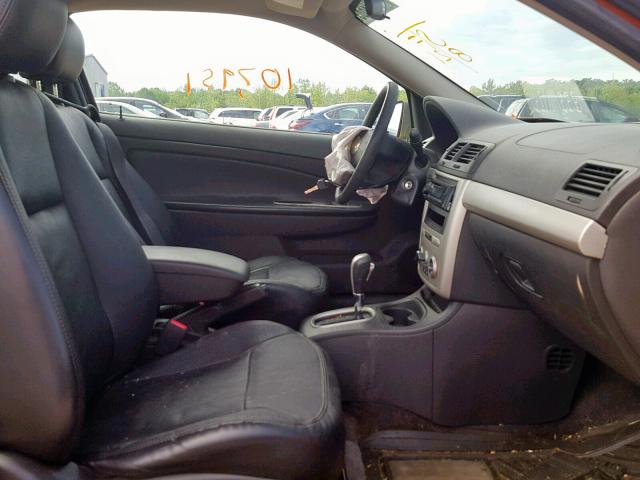 1G1AL15F067876977 - 2006 CHEVROLET COBALT LT ORANGE photo 5