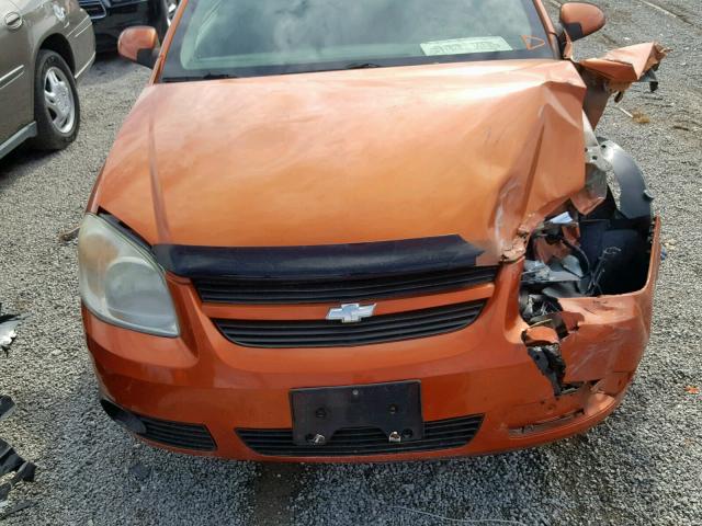 1G1AL15F067876977 - 2006 CHEVROLET COBALT LT ORANGE photo 7