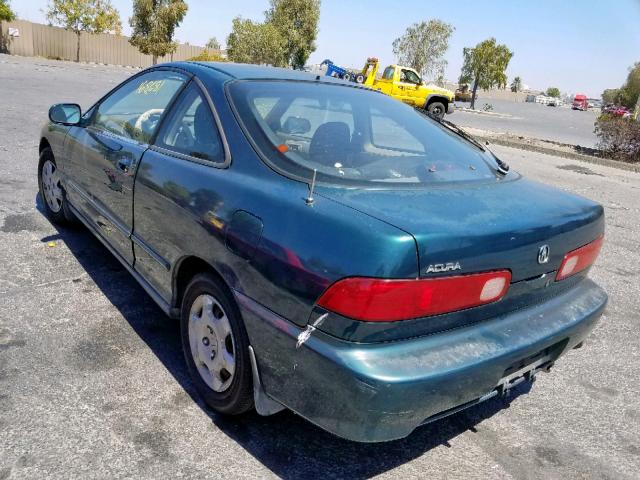 JH4DC4454WS007227 - 1998 ACURA INTEGRA LS GREEN photo 3