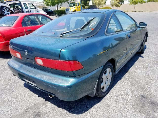 JH4DC4454WS007227 - 1998 ACURA INTEGRA LS GREEN photo 4