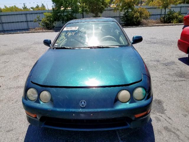 JH4DC4454WS007227 - 1998 ACURA INTEGRA LS GREEN photo 9