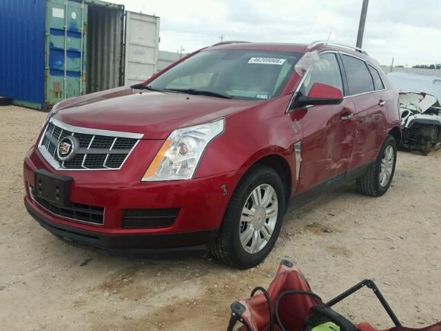 3GYFNAEY7AS644860 - 2010 CADILLAC SRX LUXURY RED photo 2