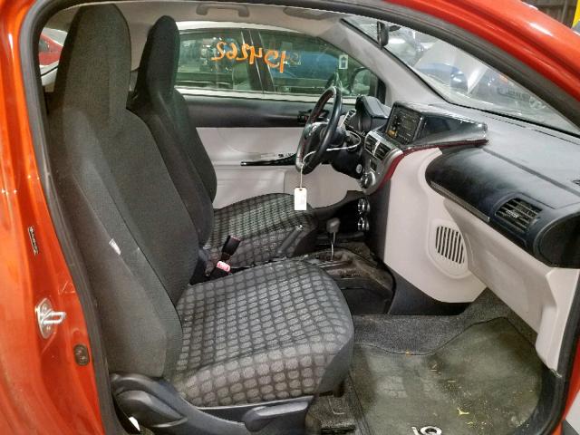 JTNJJXB01CJ021151 - 2012 TOYOTA SCION IQ ORANGE photo 5