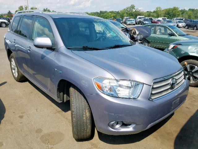 JTEEW44A982017888 - 2008 TOYOTA HIGHLANDER GRAY photo 1