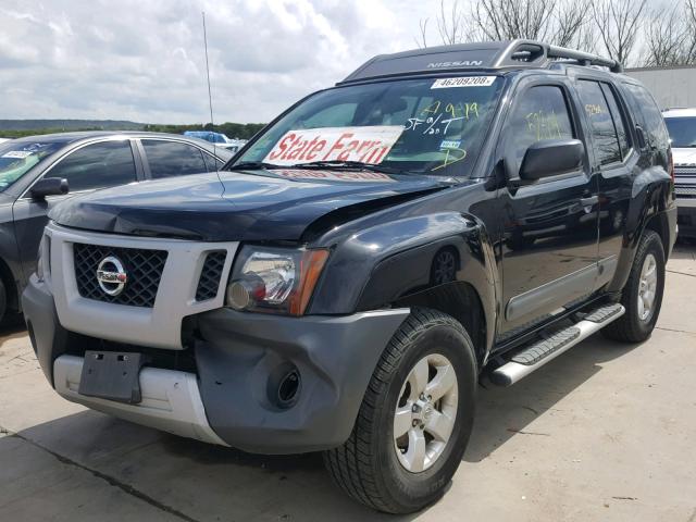 5N1AN0NU2DN819775 - 2013 NISSAN XTERRA X BLACK photo 2