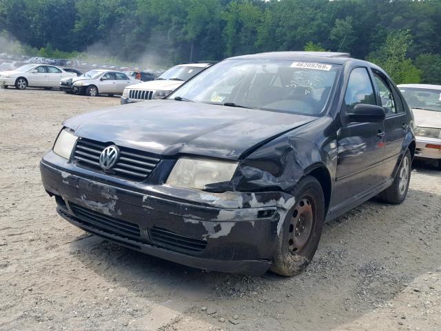 3VWSC29M9YM137736 - 2000 VOLKSWAGEN JETTA GLS BLACK photo 2