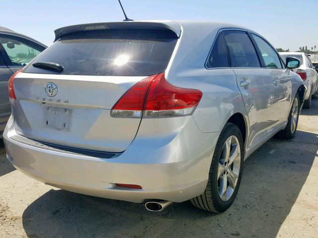 4T3ZK3BB9BU041517 - 2011 TOYOTA VENZA SILVER photo 4