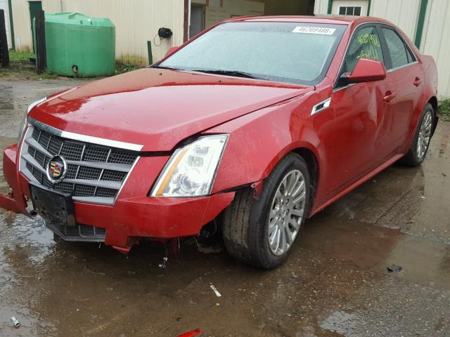 1G6DS5ED9B0108286 - 2011 CADILLAC CTS PREMIU RED photo 2