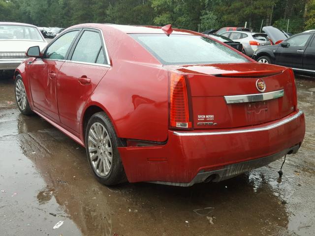 1G6DS5ED9B0108286 - 2011 CADILLAC CTS PREMIU RED photo 3