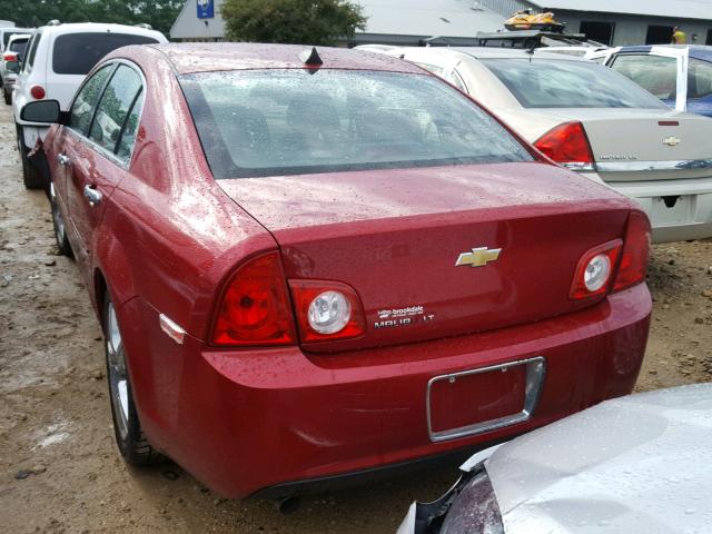 1G1ZC5E00CF222696 - 2012 CHEVROLET MALIBU 1LT RED photo 3