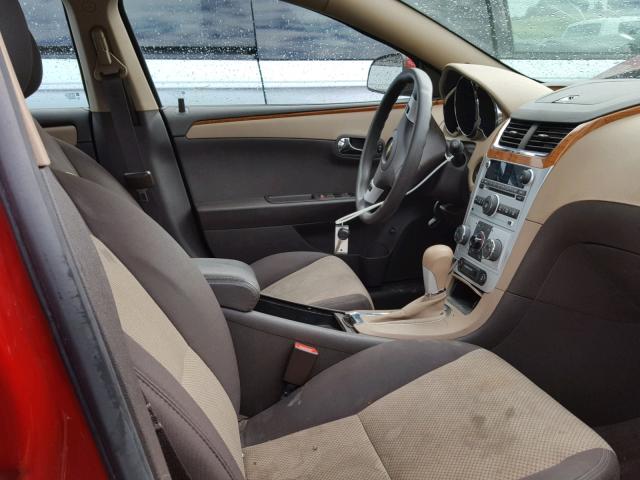 1G1ZC5E00CF222696 - 2012 CHEVROLET MALIBU 1LT RED photo 5