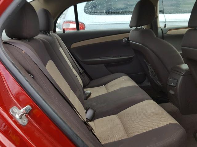 1G1ZC5E00CF222696 - 2012 CHEVROLET MALIBU 1LT RED photo 6