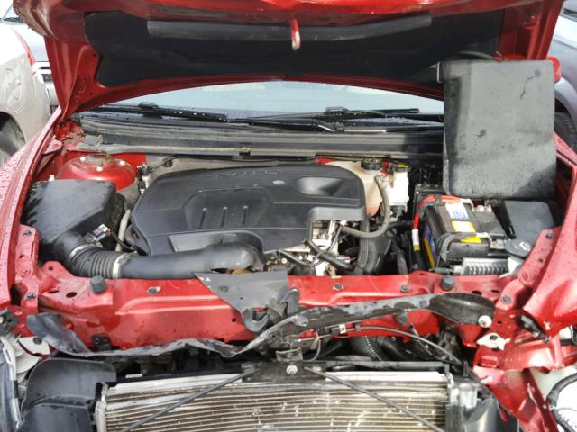 1G1ZC5E00CF222696 - 2012 CHEVROLET MALIBU 1LT RED photo 7