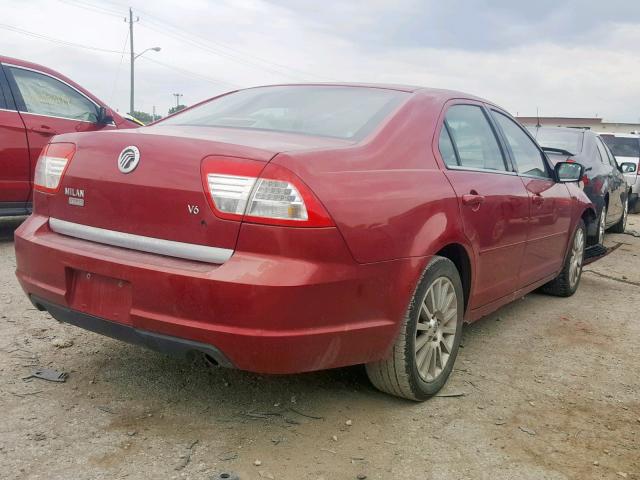 3MEFM08176R618029 - 2006 MERCURY MILAN PREM RED photo 4