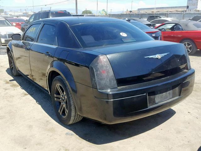 2C3KA43R47H894411 - 2007 CHRYSLER 300 BLACK photo 3