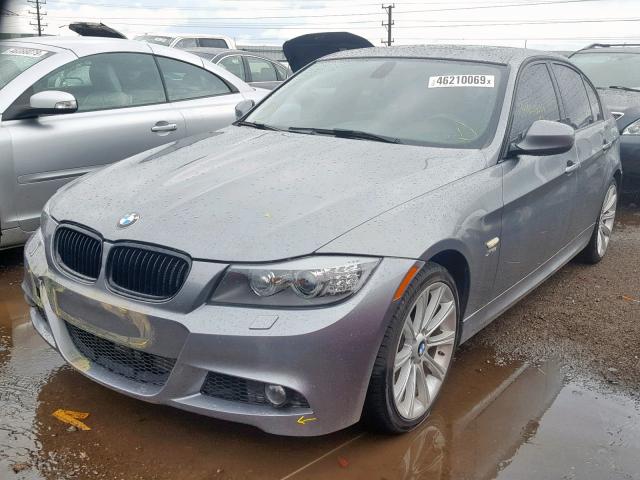 WBAPL5C56BA921529 - 2011 BMW 335 XI GRAY photo 2