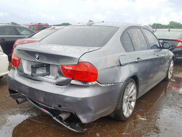 WBAPL5C56BA921529 - 2011 BMW 335 XI GRAY photo 4