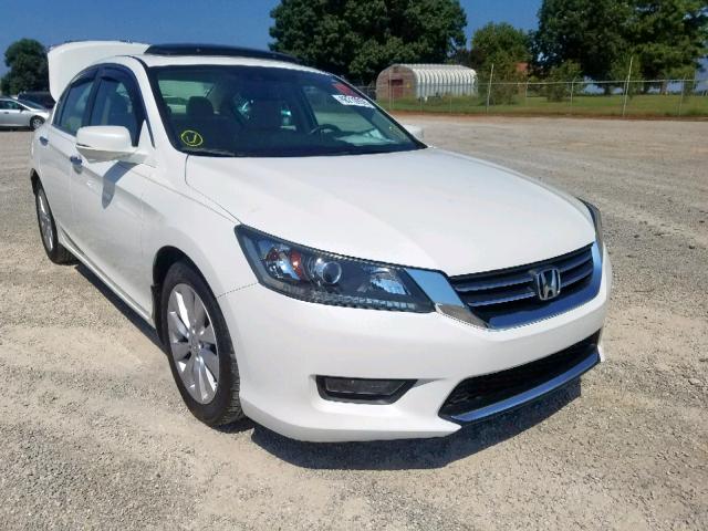 1HGCR2F84EA088713 - 2014 HONDA ACCORD EXL WHITE photo 1