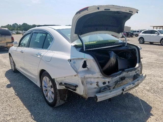 1HGCR2F84EA088713 - 2014 HONDA ACCORD EXL WHITE photo 3