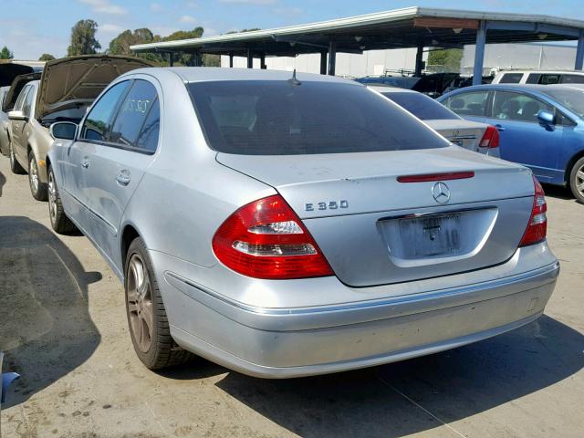 WDBUF56J86A824388 - 2006 MERCEDES-BENZ E 350 SILVER photo 3