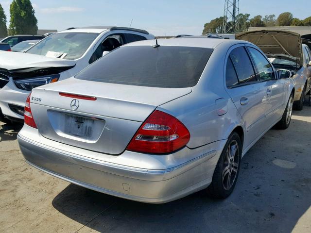 WDBUF56J86A824388 - 2006 MERCEDES-BENZ E 350 SILVER photo 4