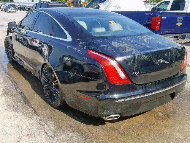 SAJWA1CB0BLV12208 - 2011 JAGUAR XJ BASE BLACK photo 3