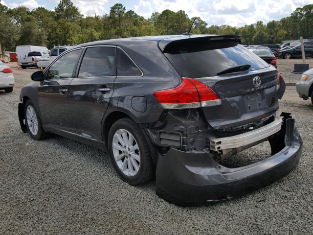 4T3ZA3BB1BU042261 - 2011 TOYOTA VENZA BASE GRAY photo 3