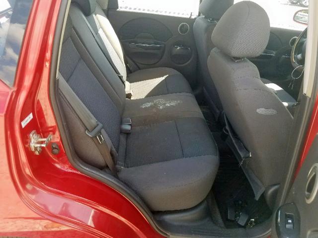 KL1TD66608B112806 - 2008 CHEVROLET AVEO BASE Qırmızı foto 6